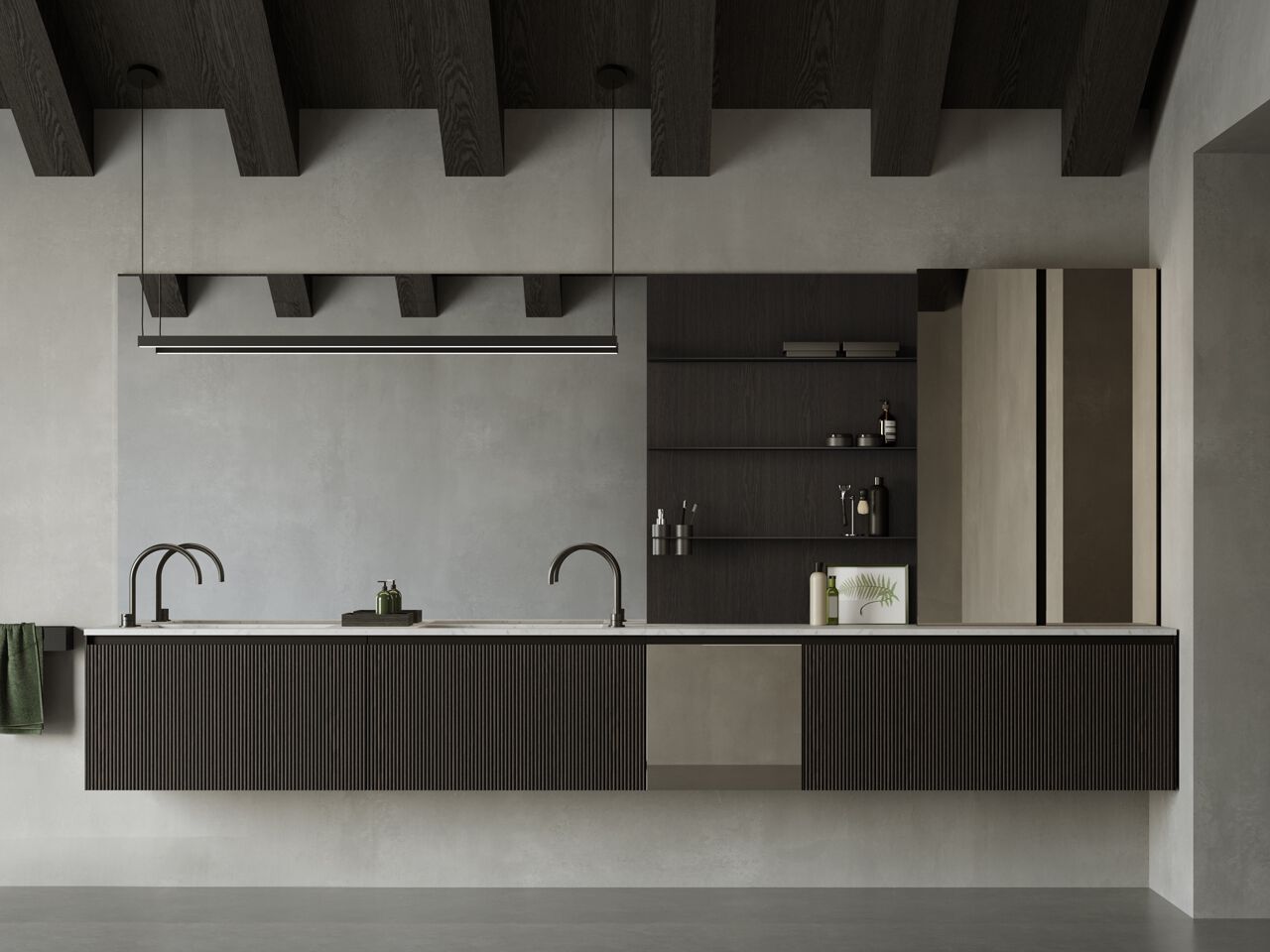 Подвесной умывальник в новой отделке Rexa Moode ARCH-00143554