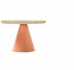 Sancal Низкий круглый деревянный журнальный столик Pion