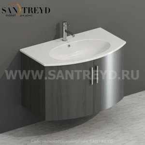 MDMA80Y6093 Тумба с двумя створками 78 см серая Globo 4ALL Италия