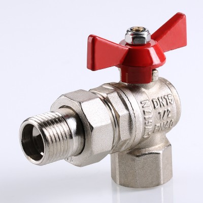 VT.228.N.04 Кран шаровой VALTEC BASE угловой с полусгоном Valtec 1/2"  - Вид №3