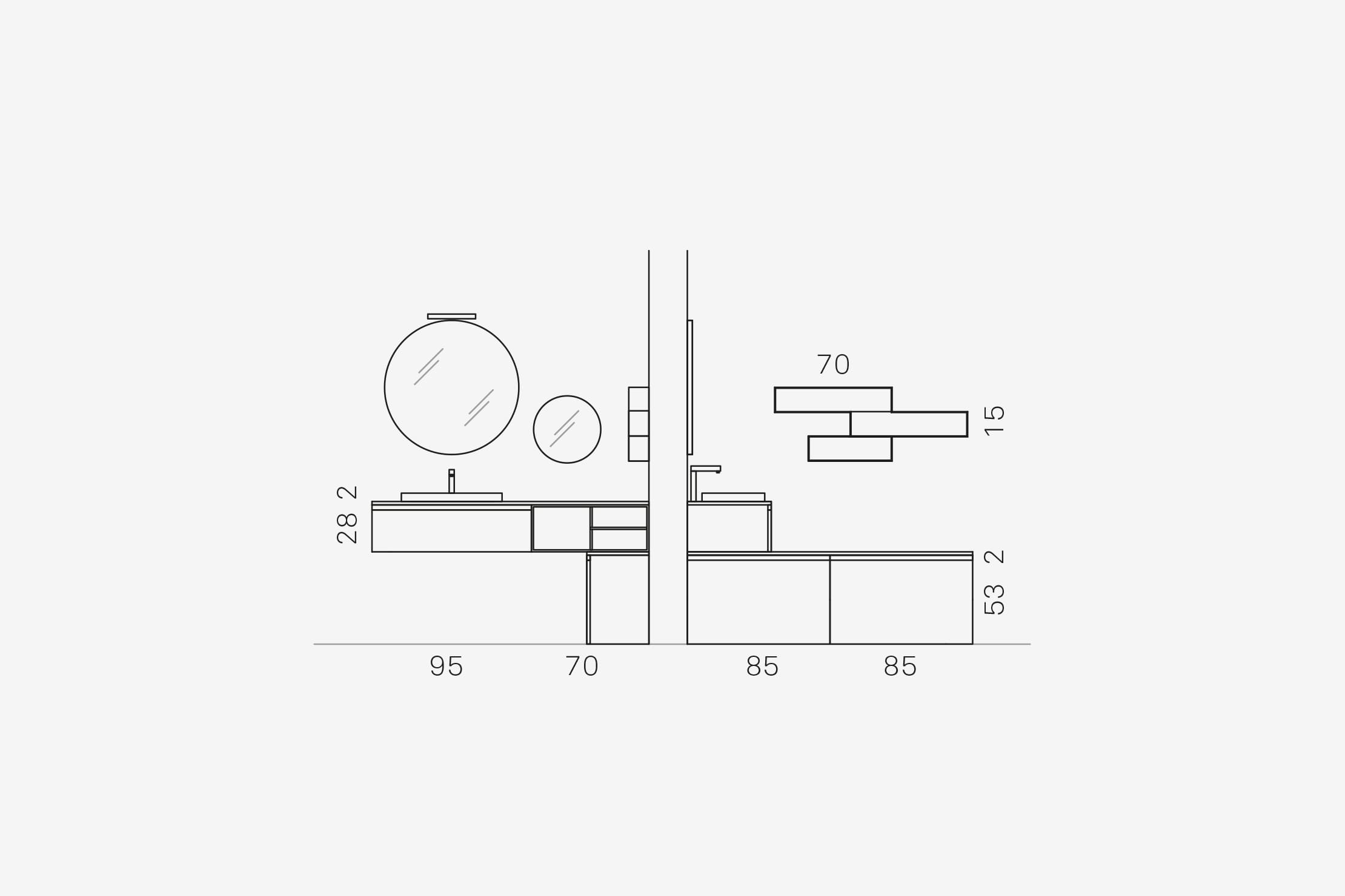 Комплект мебели 67 Arcom E.gò STARC83 - Вид №3