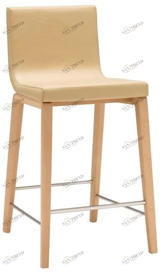 Andreu World Высокий стул с обивкой Lineal comfort Bq0609