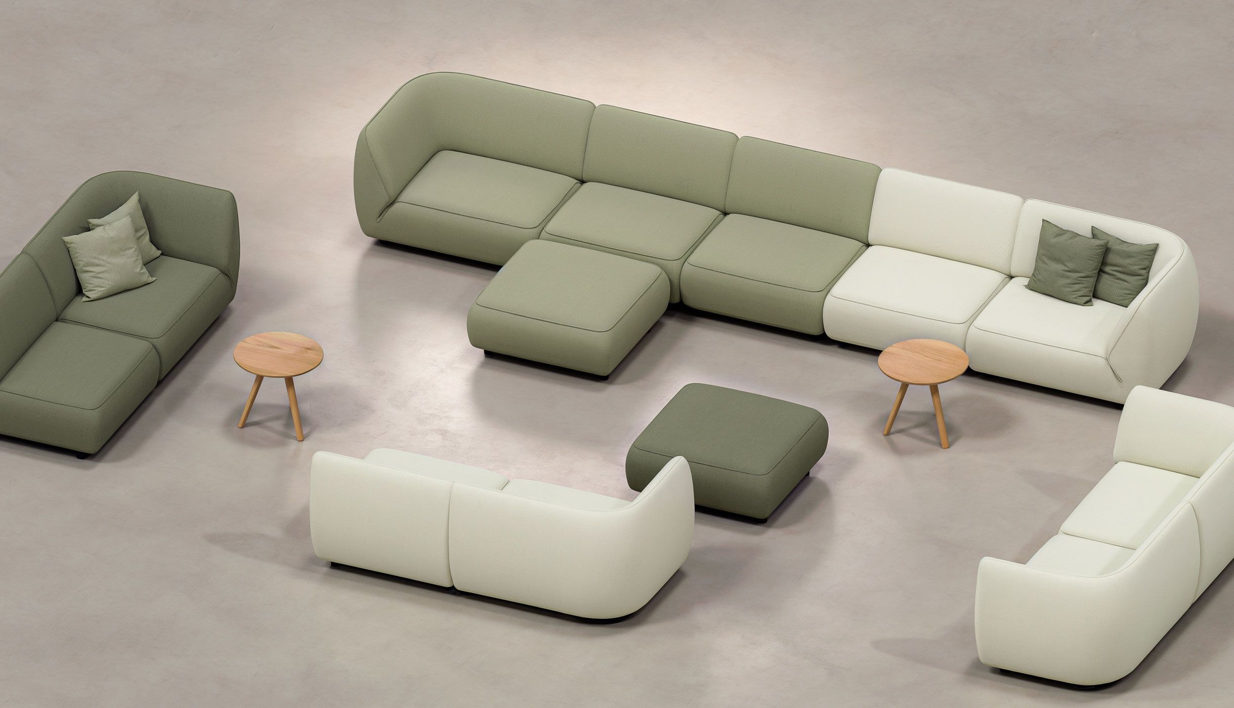 Модульный тканевый диван Vergés Эол ARCH-00094257 - Вид №2