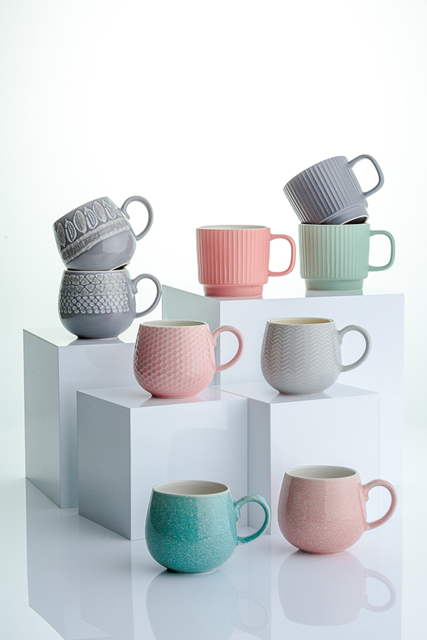 2002.102 Кружка embossed, 355 мл, серая Mason Cash  - Вид №2