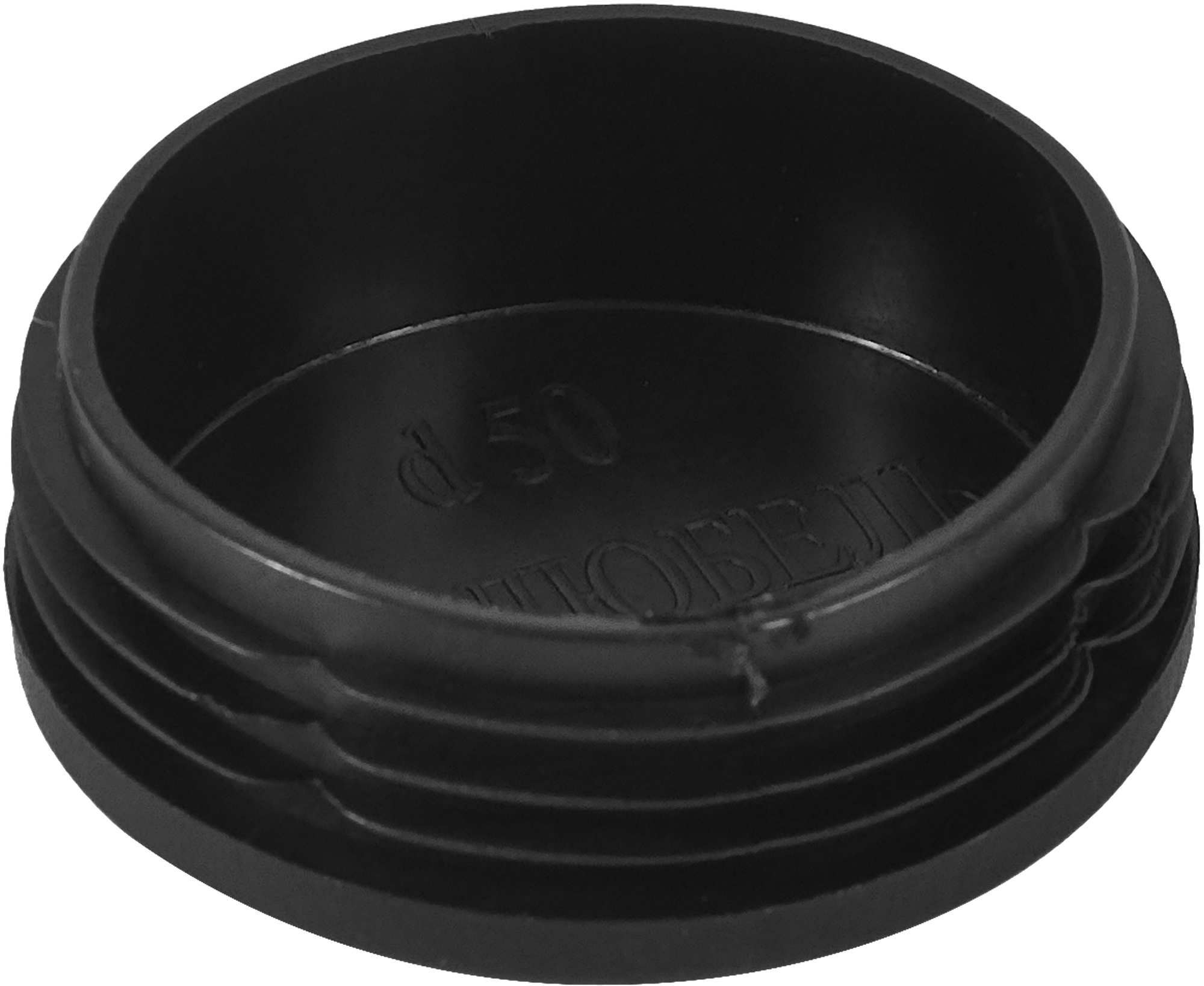 86492161 Заглушка универсальная ø50 мм полипропилен черный, 4 шт. STLM-0069403 Santreyd  - Вид №1