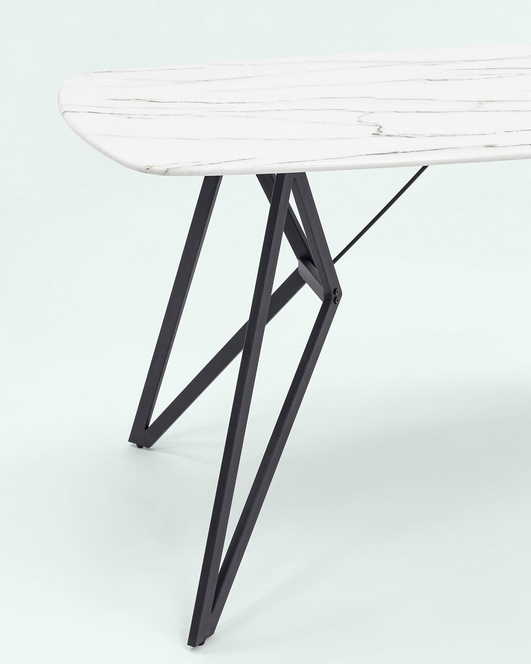 Обеденный стол белый 140х90 см "Денвер" STOOL GROUP  00-3946090 Белый  - Вид №3