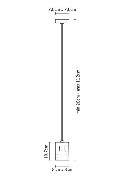 Fabbian Cubetto D28A01 02 подвес 62113 - Вид №3