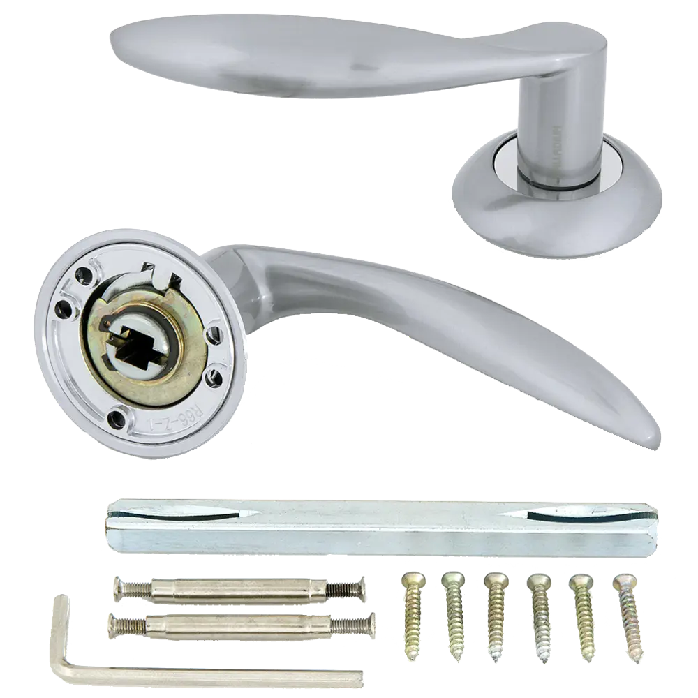 Дверная ручка Paladium Marta SC, без запирания, цвет серебро PALLADIUM STLM-2154483 - Вид №1