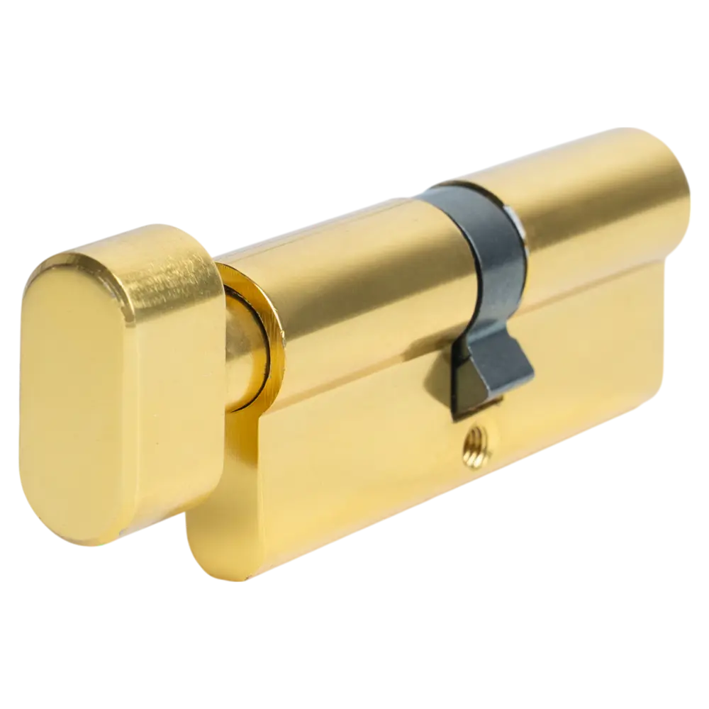 Цилиндр EDS-CYL 40x40 мм ключ/вертушка цвет латунь EDSON STLM-2081676