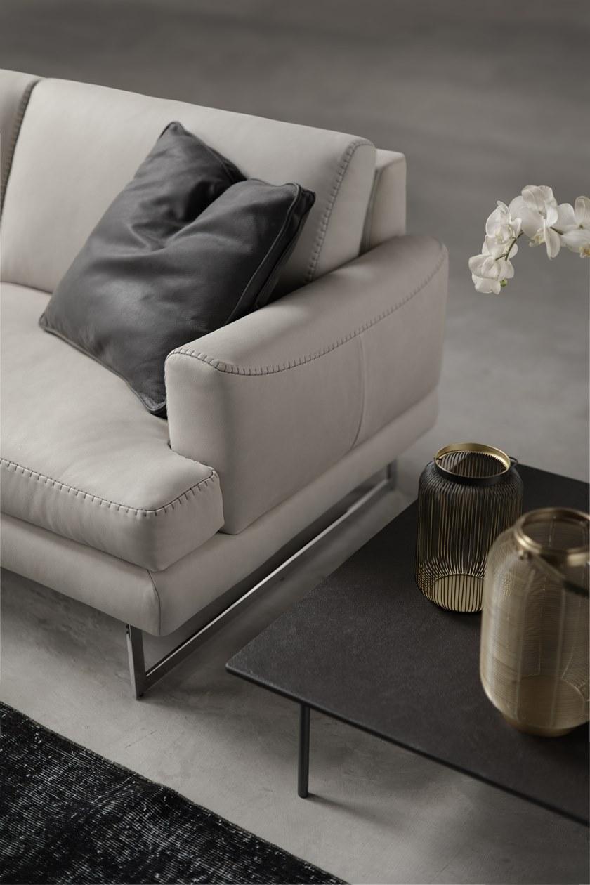 Rossini Sofas Угловой диван с обивкой кожей sun-id-1462904 - Вид №5