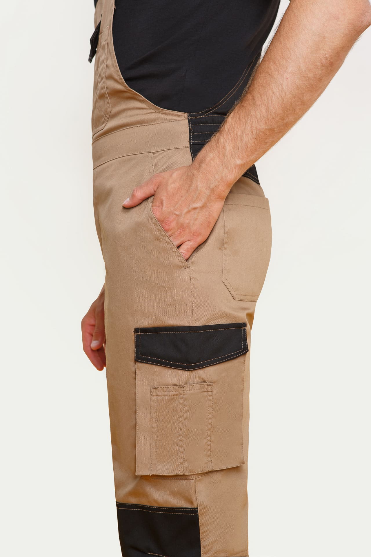 64631 Костюм  NEW 2 бежевый с черным STATUS  Летняя спецодежда  размер 52-54/170-176  - Вид №13