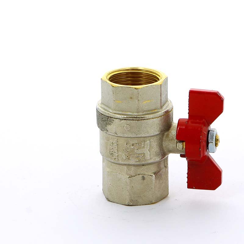 Кран шаровой ВВ SCIROCCO бабочка TIEMME 3/4" 2310012