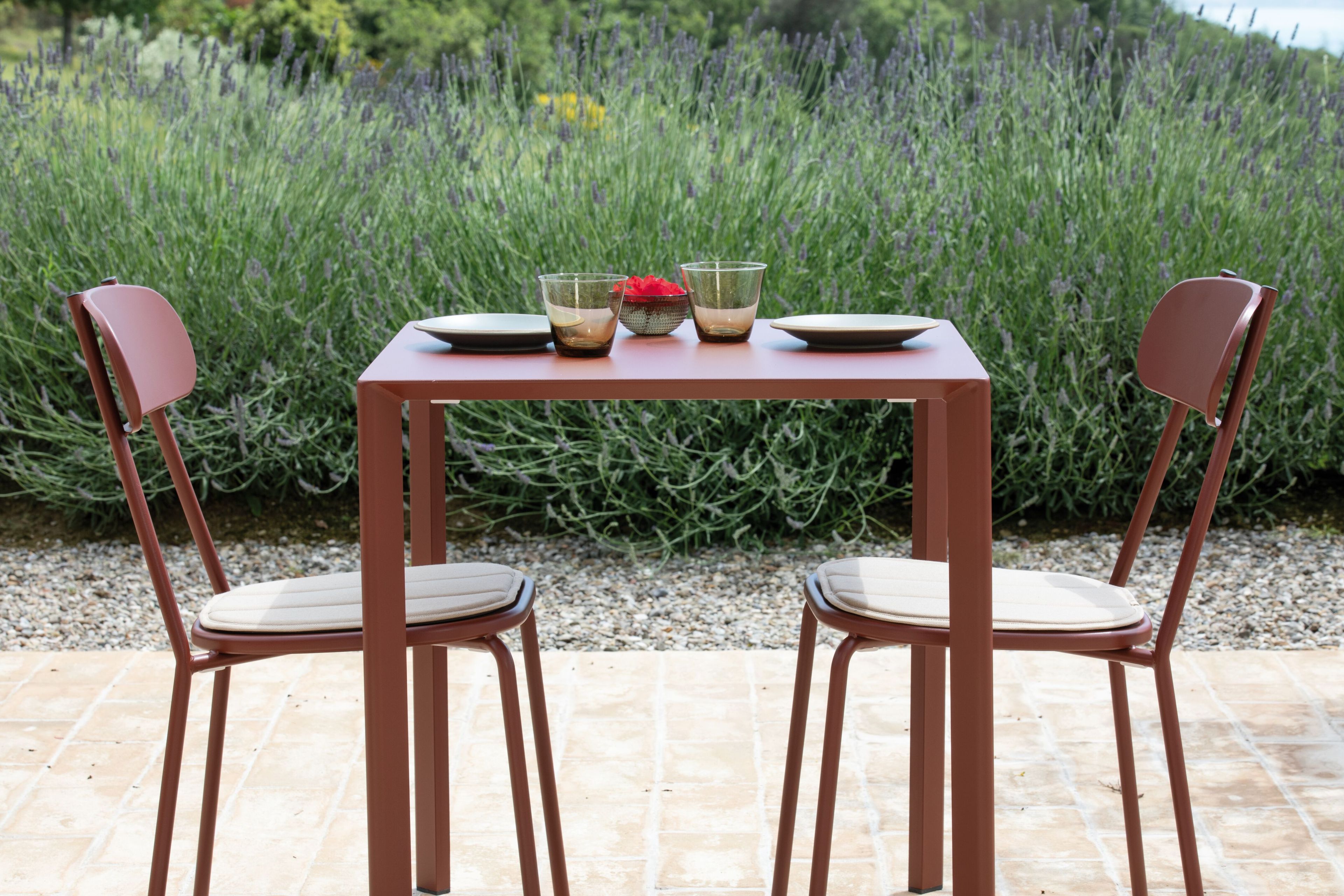 Металлический штабелируемый садовый стул Vermobil Fox ARCH-00096639 - Вид №4