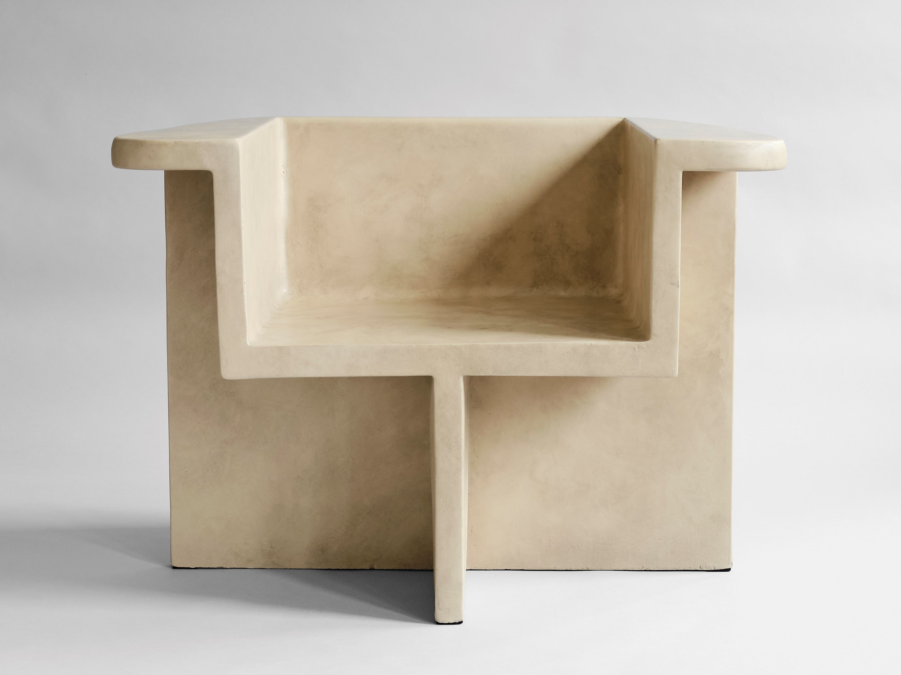 Кресло из волокнистого бетона с подлокотниками 101 Copenhagen Brutus ARCH-00146208 - Вид №11