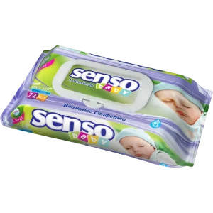 Салфетки влажные для детей «Senso baby» 72 шт.