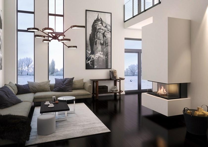 RÜEGG Дровяной трехсторонний камин из стали Flex line sun-id-1432284 - Вид №12