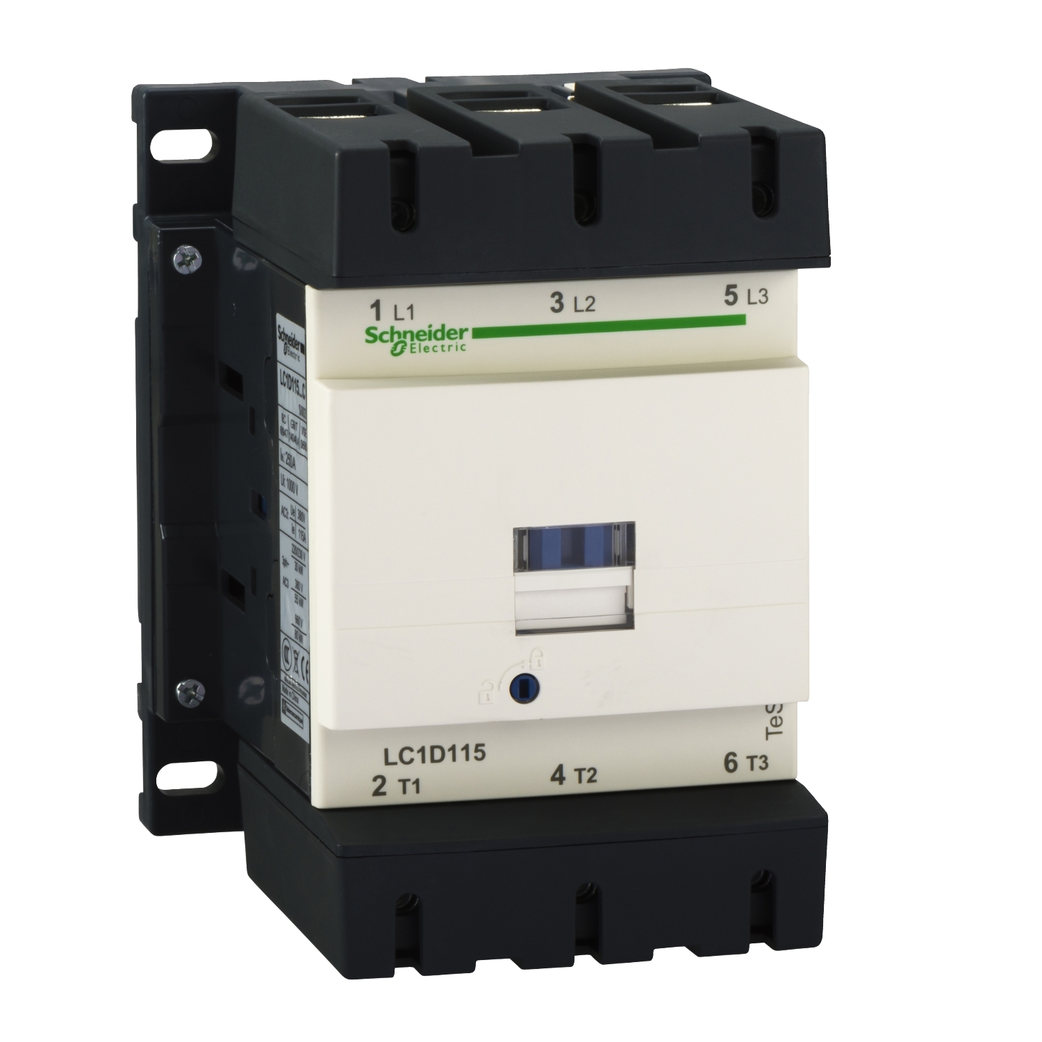 LC1D115F5 Контактор LC1D 3P 115А 440/48В AC 59кВт Schneider Electric TeSys 