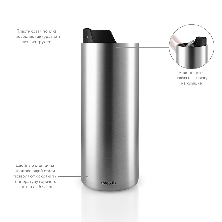 567070 Термос urban to go, 350 мл, черный Eva Solo  - Вид №4