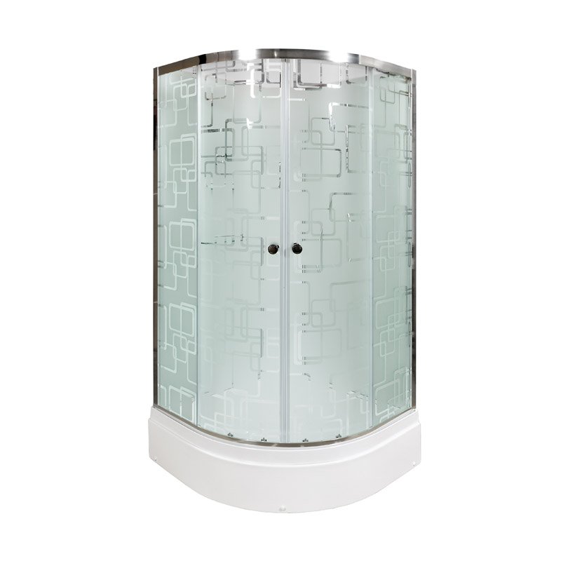 L 902 R N с гидромассажем Душевая кабина DETO Серия L ЕМ2710 N (без крыши) - Вид №4