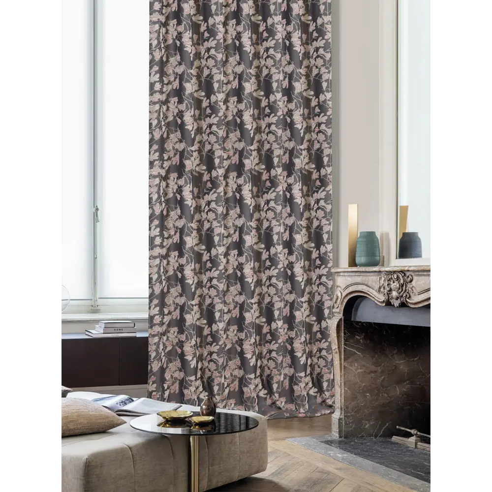 Штора на ленте «Флора» 200x300 см цвет серый MIAMOZA STLM-2098350 - Вид №6