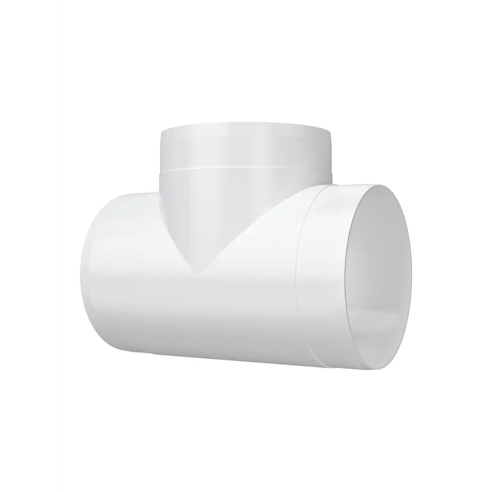 Тройник для круглых воздуховодов Fonet D125 мм пластик STLM-2118871 - Вид №3