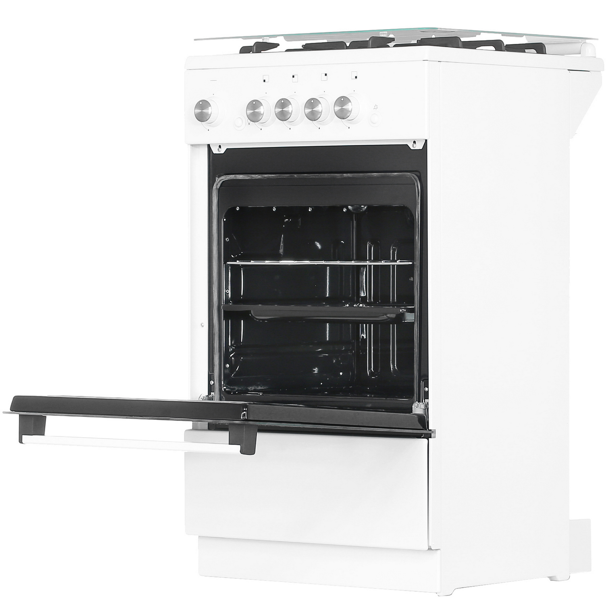 8187178 Газовая плита De Luxe 5040.32Г (КР) ЧР белый STDN-0118375 - Вид №4