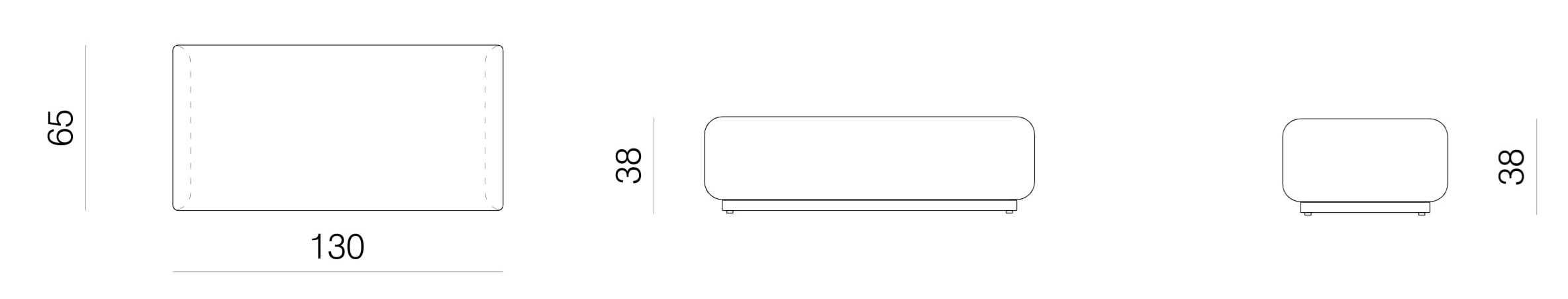 Угловой диван из ткани prostoria Klaster ARCH-00044043 - Вид №14