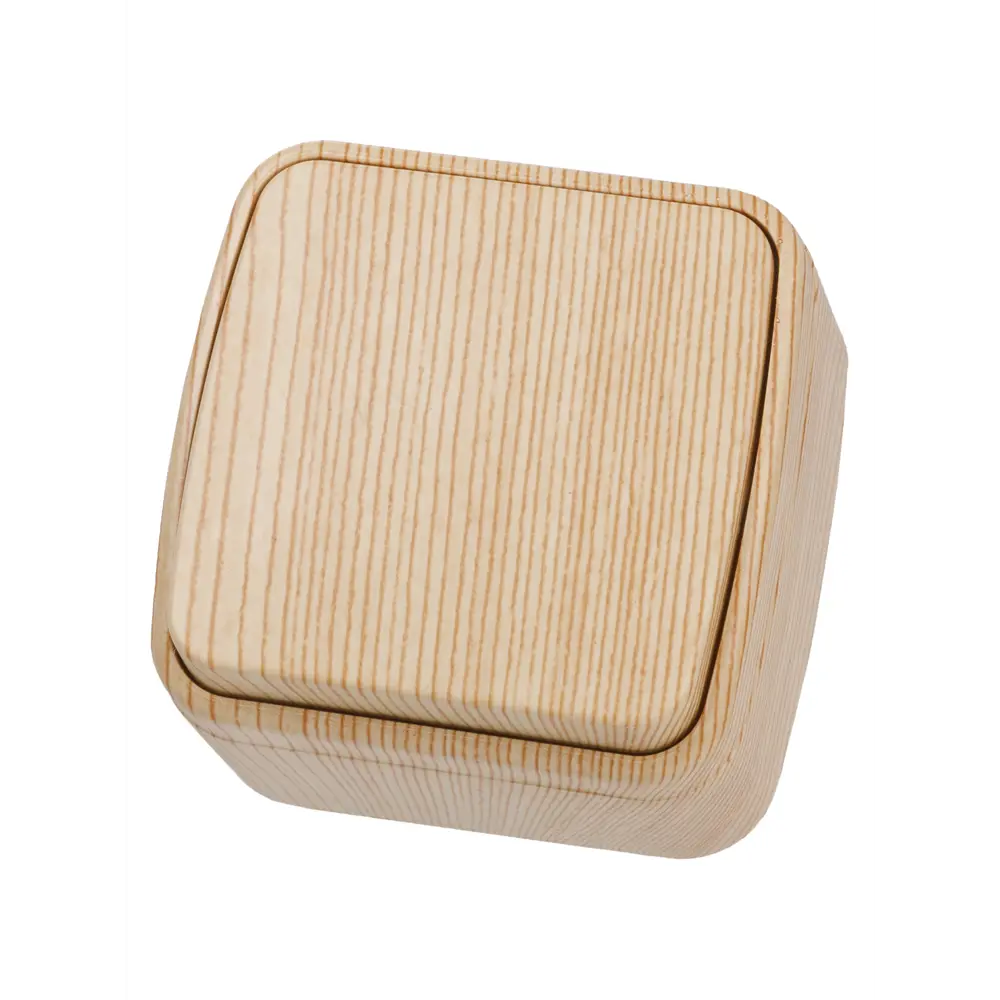 Выключатель накладной TDM Electric Дача с текстурой сосны 89376333 STLM-1104523