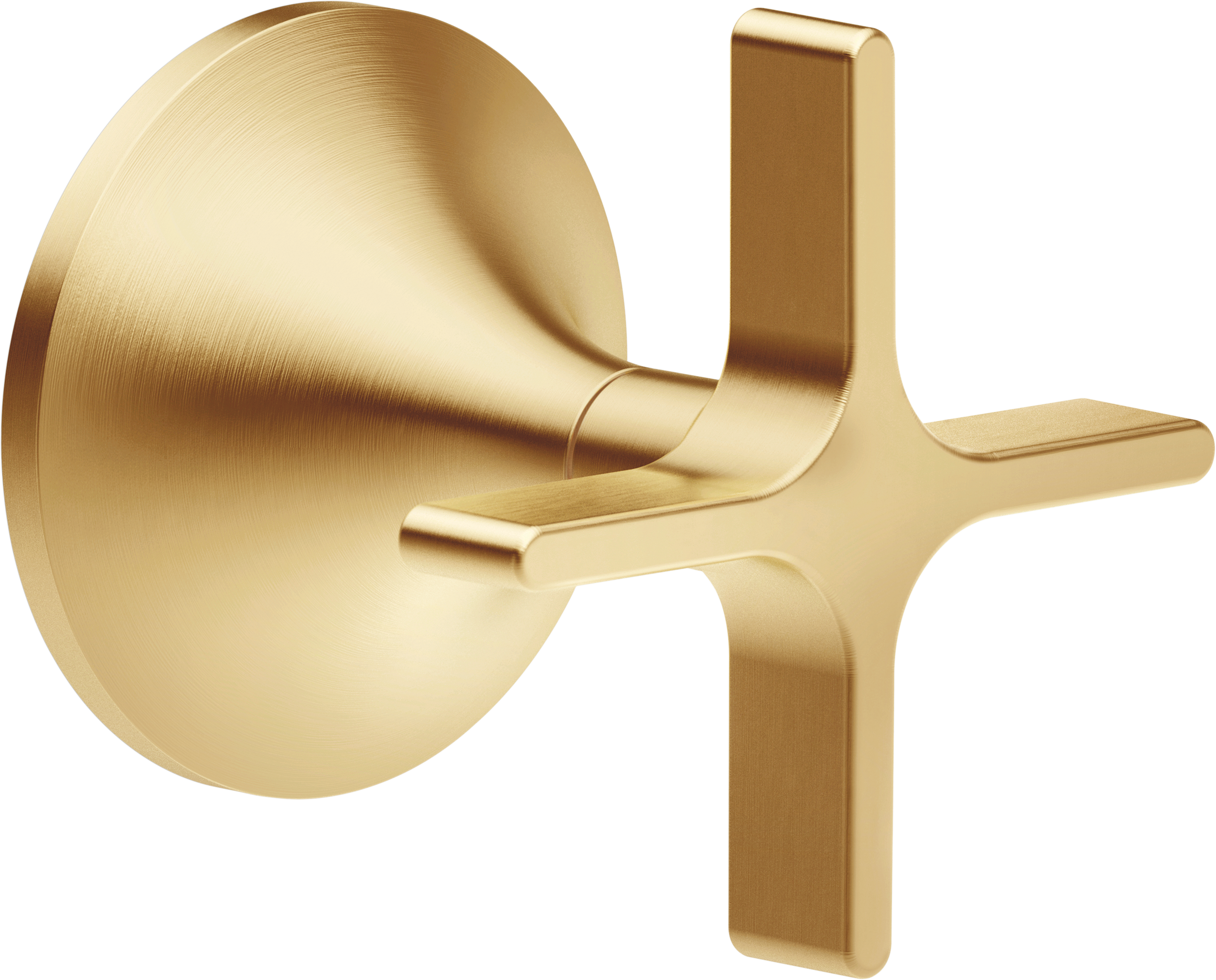 Настенный клапан VAIA, закрывающийся по часовой стрелке, 3/4 дюйма - матовая дюрабрасс (23-каратное золото) 36608809-28