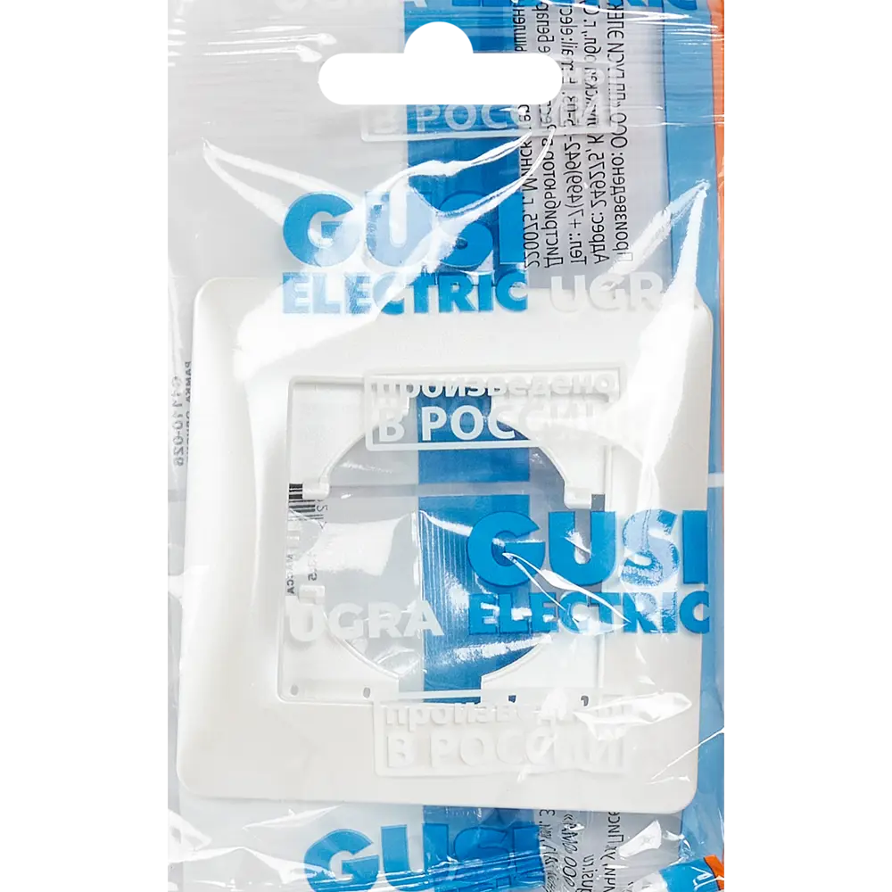 Рамка для розеток и выключателей Gusi Electric Ugra С1110-028 1 пост цвет жемчуг STLM-2188527 - Вид №3