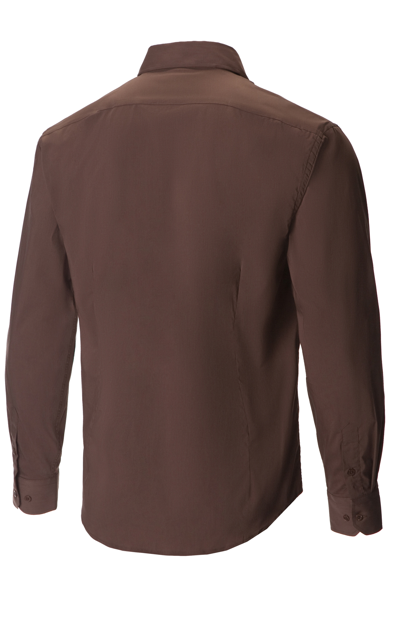 62454 Рубашка мужская  chocolate El-Risto  Корпоративная одежда  размер 42/170-176  - Вид №1