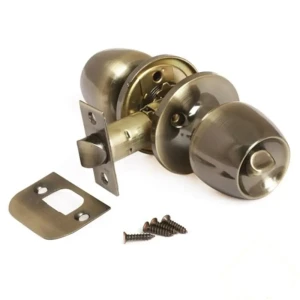 Ручка-защёлка круглая Avers 0598-03, цвет античная бронза