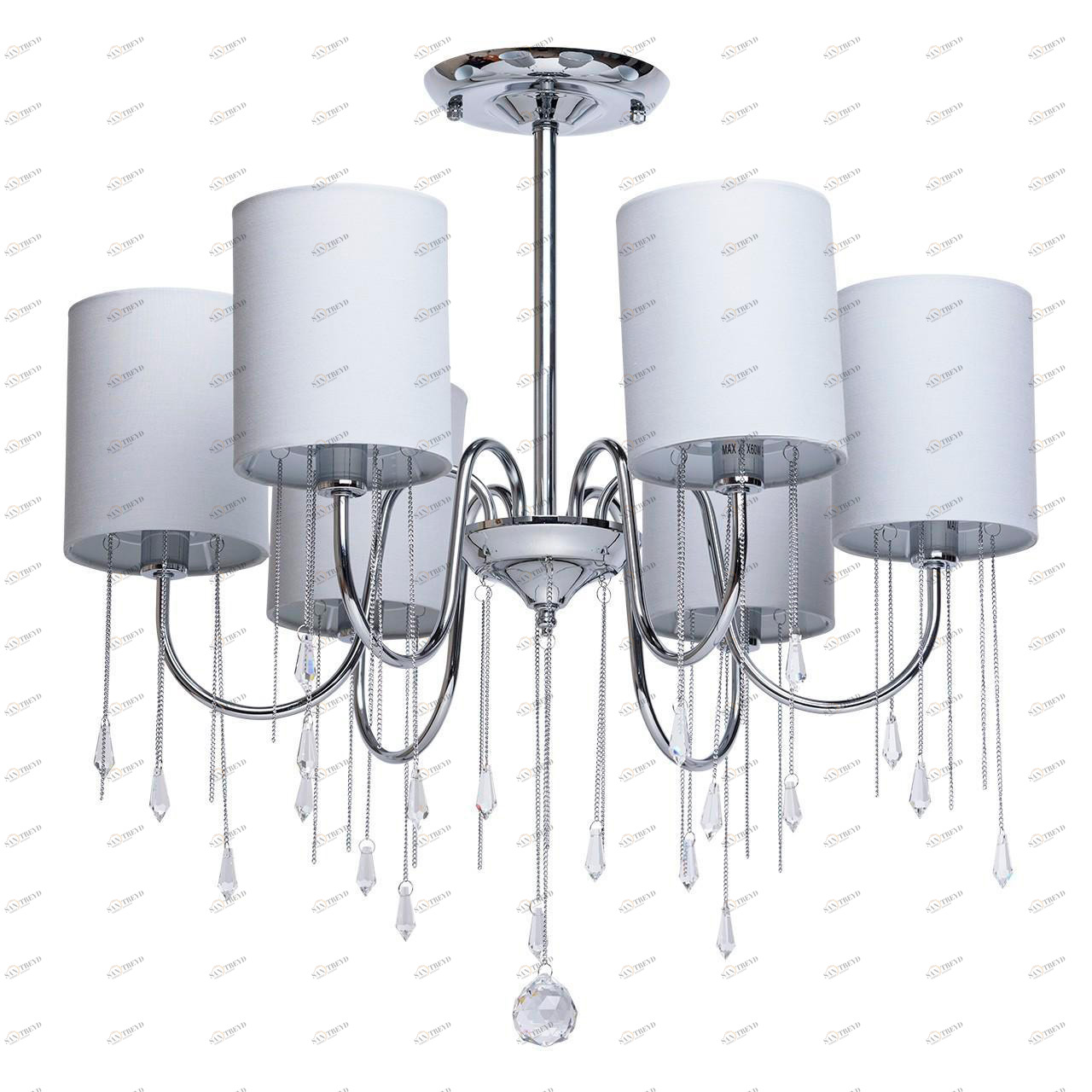 Потолочная люстра MW-Light Федерика 80 379018506 MW-LIGHT ДИЗАЙНЕРСКИЕ, ФЕДЕРИКА 187861 Серый 