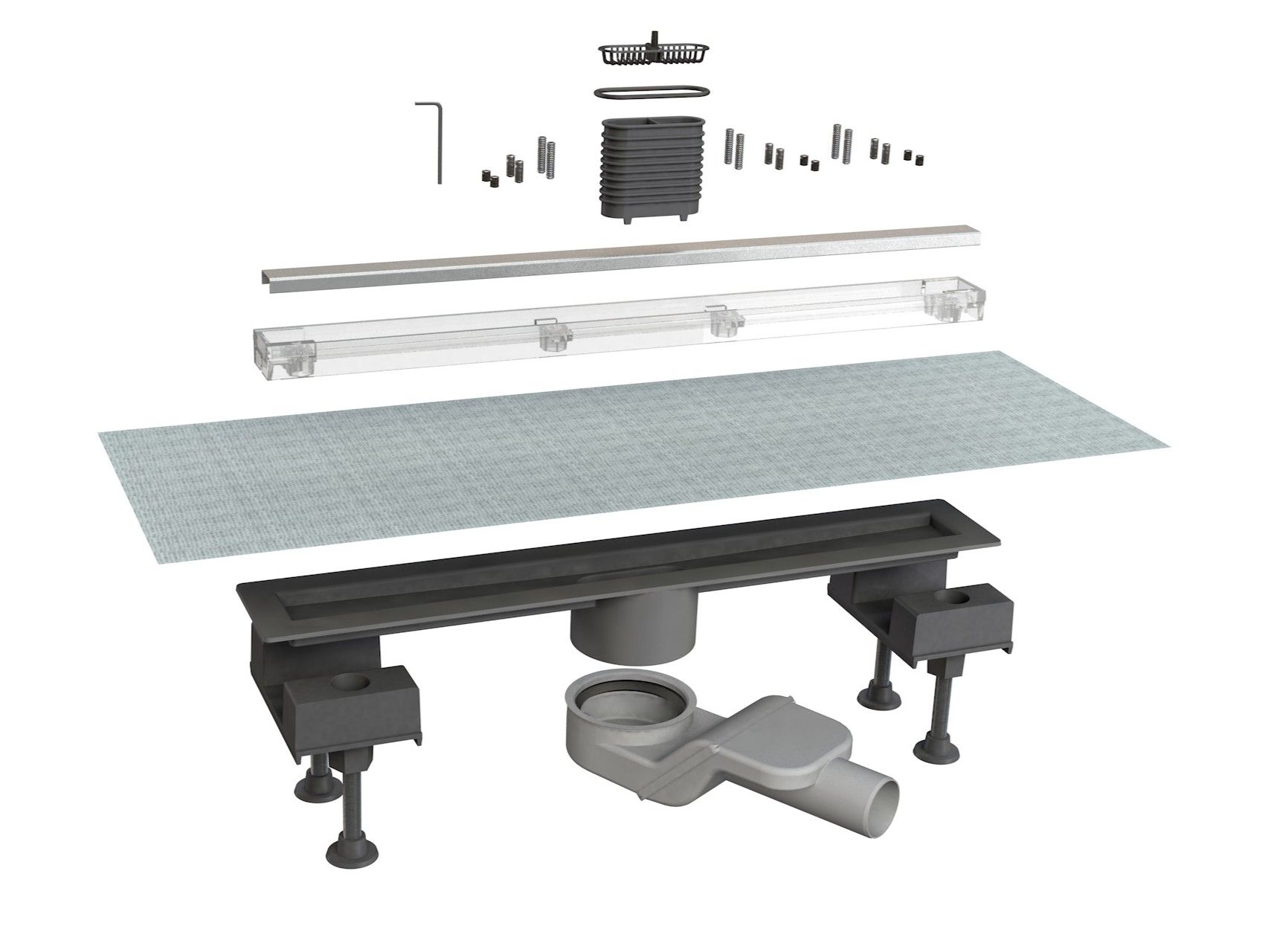Слив для душа из нержавеющей стали Bonomini Canalissima ARCH-00129177 - Вид №1