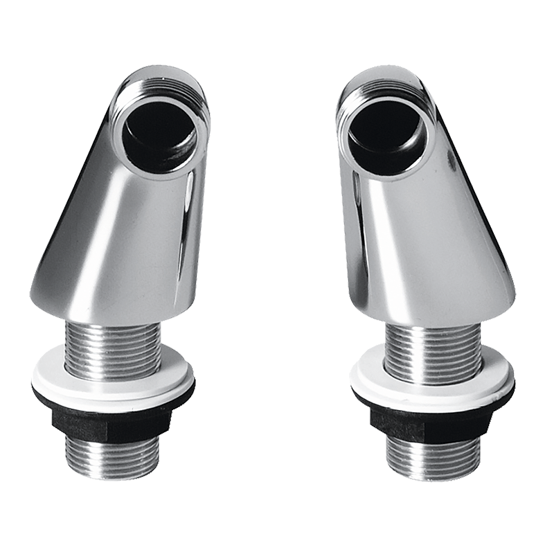 094300 PREMIUM Изогнутый комплект локтя эксцентрика ванны Хром GRB MIXERS 