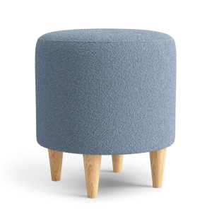 Пуф на ножках полиэстер Salotti Нико Bravo Midnight синий 36.5x40 см