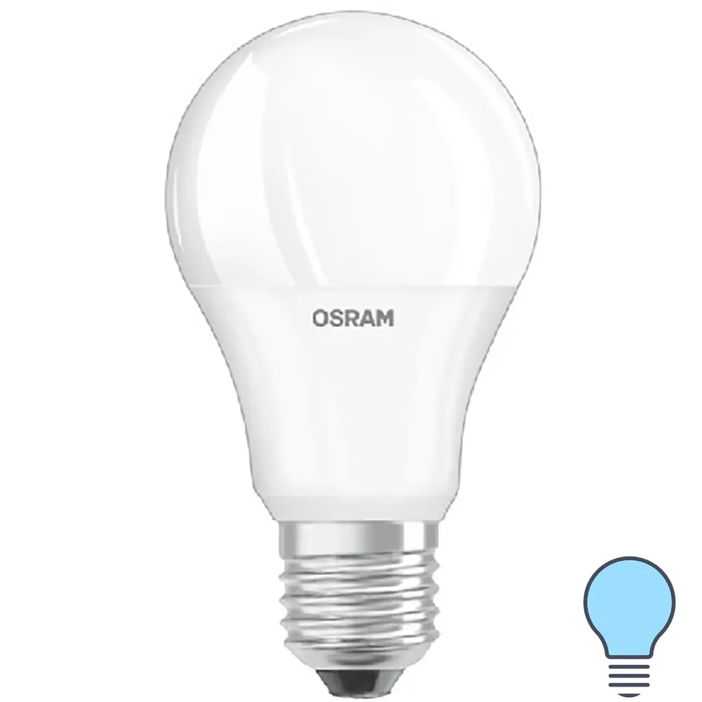 Лампа светодиодная Osram шар E27 10 Вт 1055 Лм нейтральный белый свет 15795336 STLM-2011123 