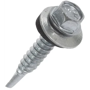 Саморезы кровельные Omax оцинкованные с буром 5.5x32 мм, на вес