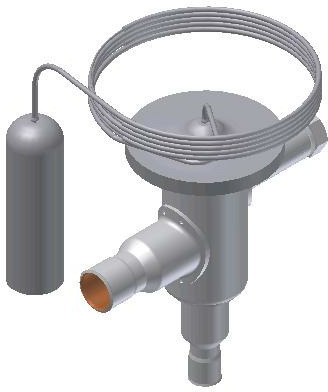 Danfoss TUB/TUBE — Клапаны терморегулирующие со встроенными клапанными узлами TUBE Клапан терморегулирующий 068U2009