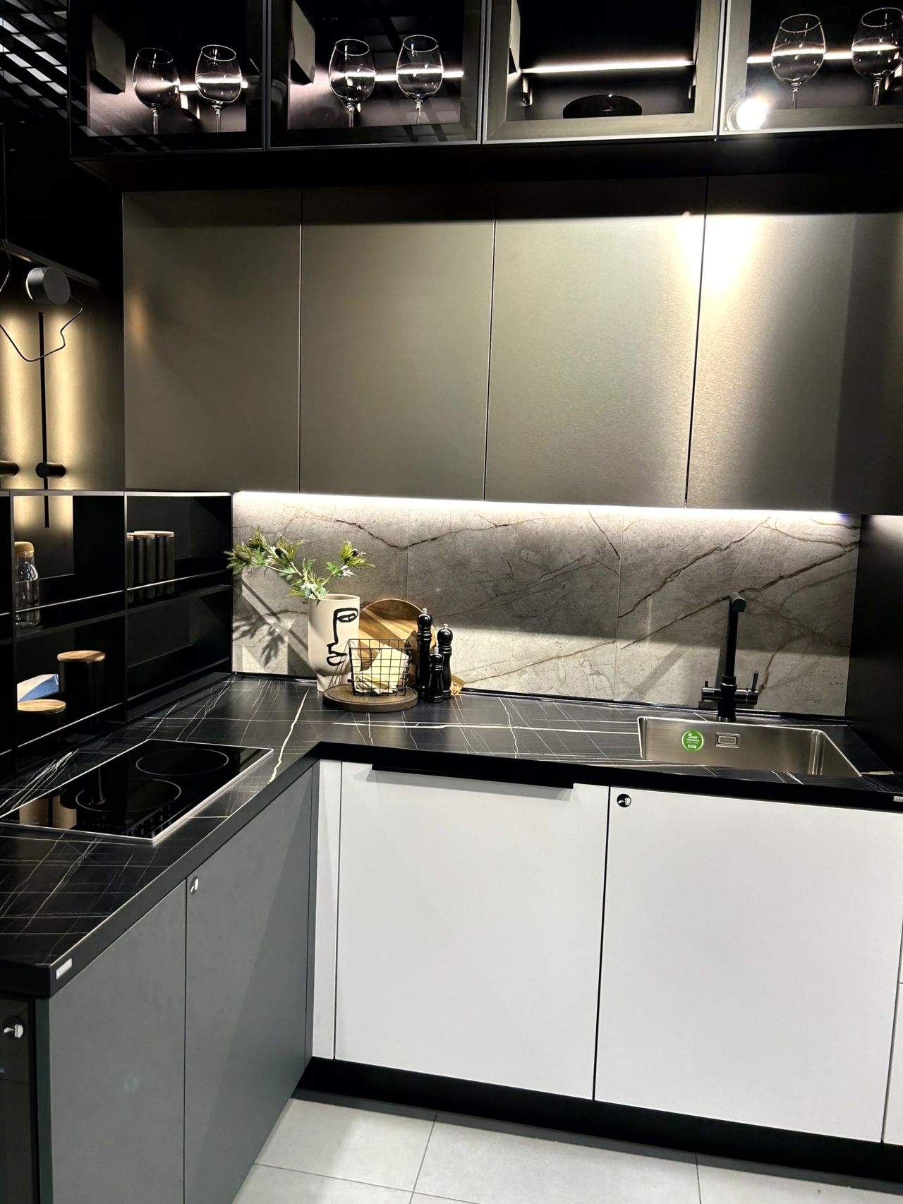 Столешницы для кухни - Мрамор Нуар LIGRON LIST357 2109 - Вид №19