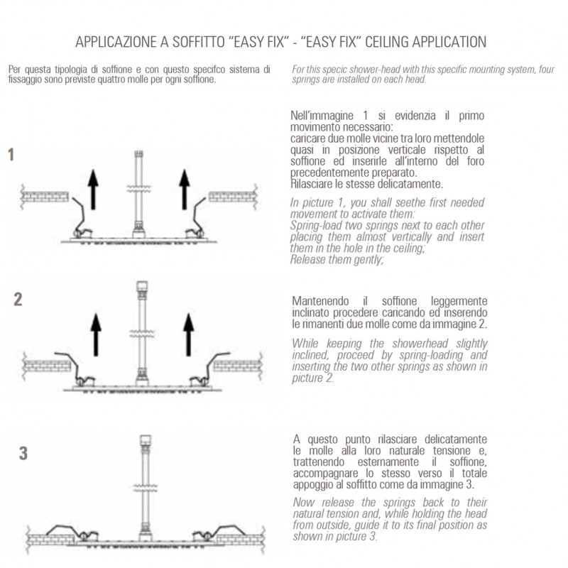 A578EFCM34 Лейка для душа DANIEL RUBINETTERIE  - Вид №1