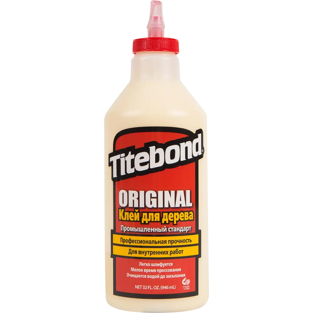 Столярный клей Titebond Original для внутренних работ 946 мл 82300862 STLM-0024138