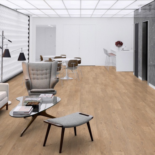 Пробка Wicanders Hydro Cork Collection Castle Raffia (Гладкая) 1225х145 мм B5P0001 - Вид №1