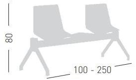 GABER Сиденье на балке из технополимера Jubel sun-id-1471933 - Вид №3