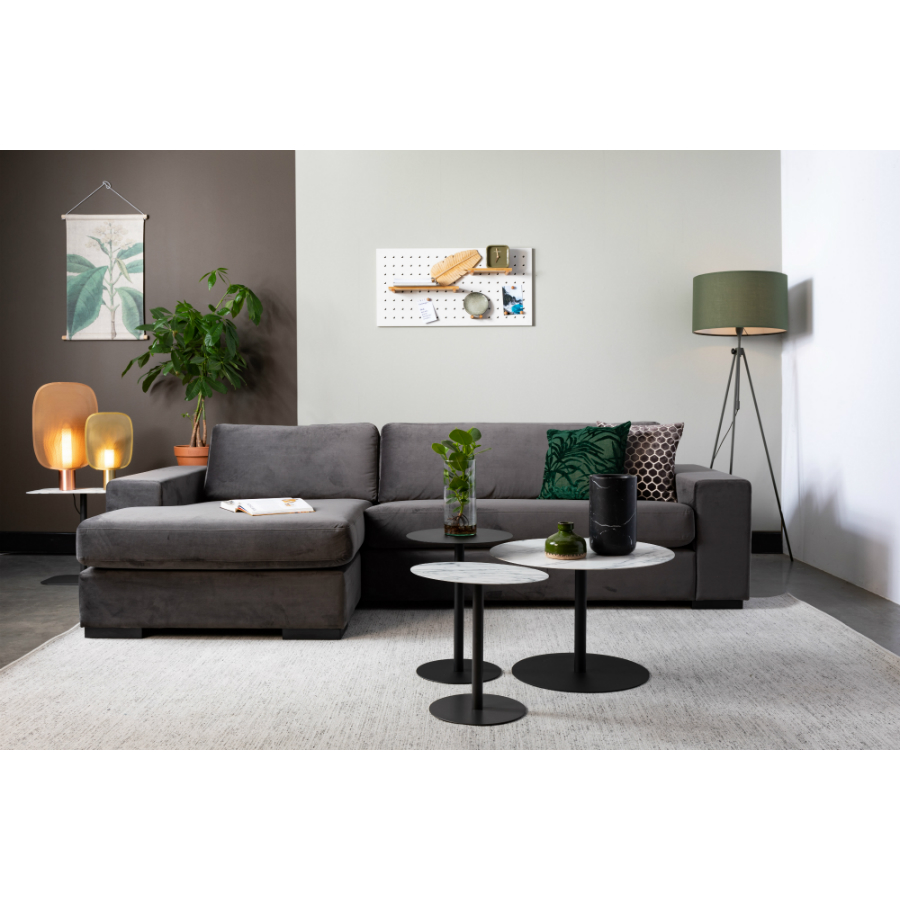 Столик круглый Snow, черный, маленький Zuiver 2300152 - Вид №3