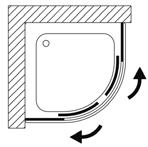B7252ULUTR New Cee Сollection душевая зона  Samo 41176 - Вид №1