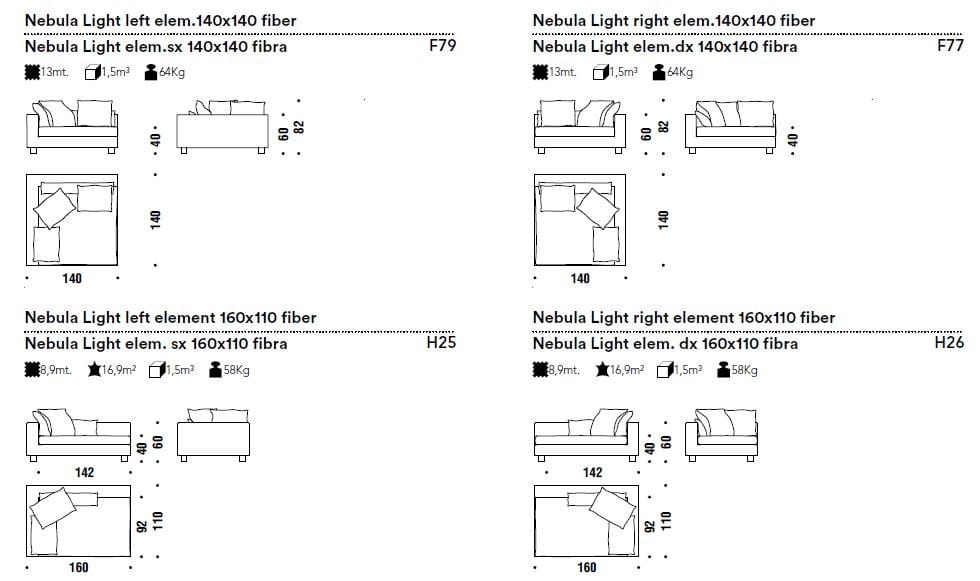 Съемный модульный диван MOROSO NEBULA LIGHT ARCH-00021419 - Вид №3