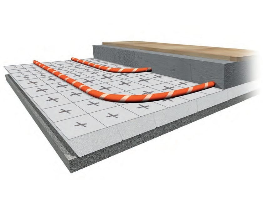 Система укладки труб с отрывом EMMETI система отопления и охлаждения пола ARCH-00045595