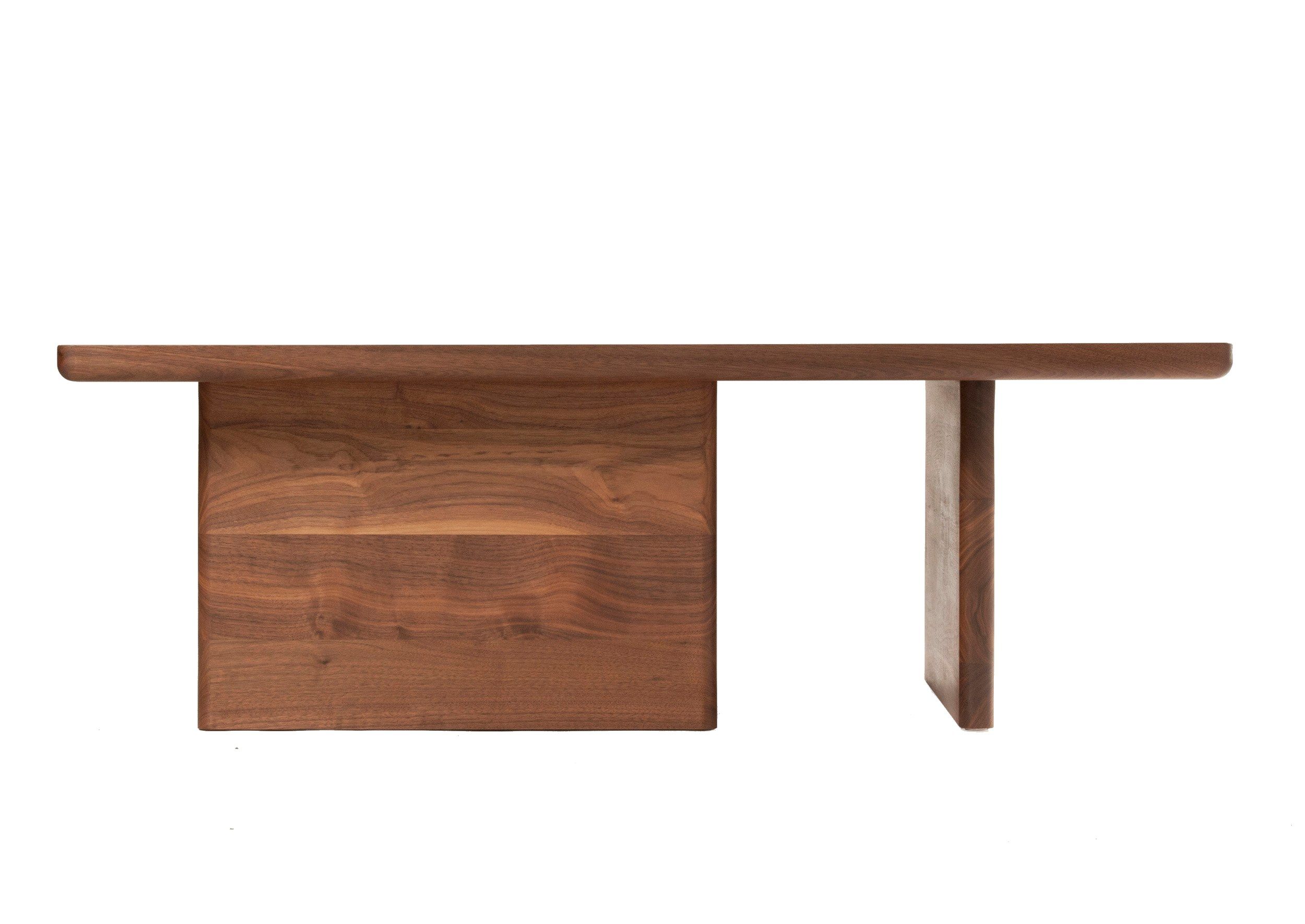 Прямоугольный журнальный столик из массива дерева BassamFellows Асимметричная ARCH-00017142 - Вид №4