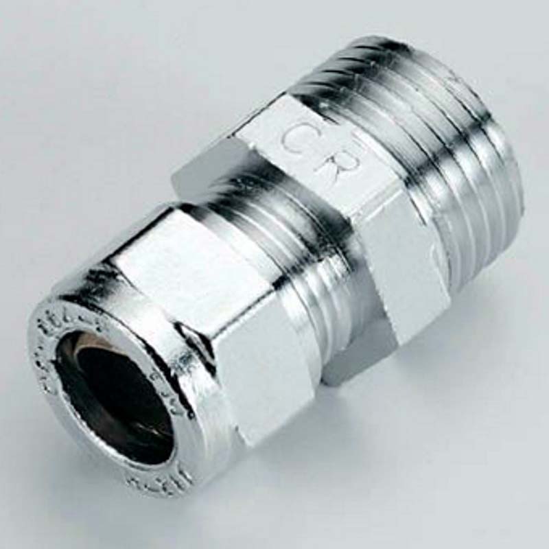 Муфта обжим-Н хромированная TIEMME 22х3/4" 1130168